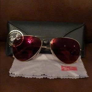 Authentic Ray-Ban aviator sunglasses